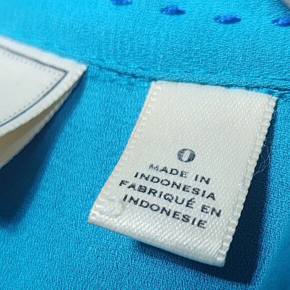 Womens Anthropologie Moulinette Soeurs Button Down Blouse Size 0 - Picture 3 of 7